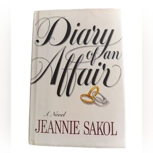 'Diary of an Affair' Coffee Table Book - White and Gold